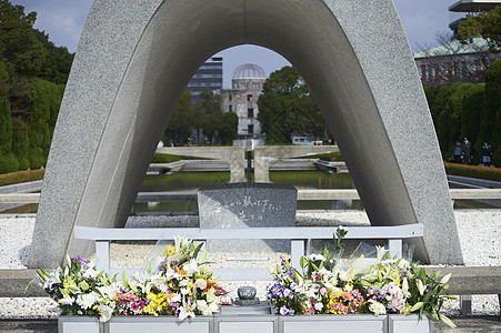 广岛和平纪念馆城市公园纪念原受害者纪念碑纪念碑广岛和平纪念公园原受害者纪念馆背景