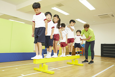 孩子小孩个人指导体操课堂儿童教学平均图片