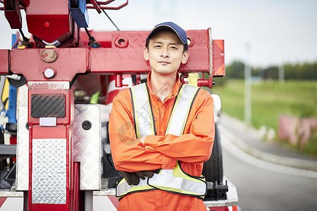 道路救援服务人员交通工具高清图片素材