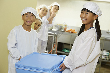 微笑饮食生产小学午餐图片