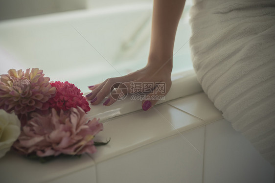 浴室玫瑰浴图片