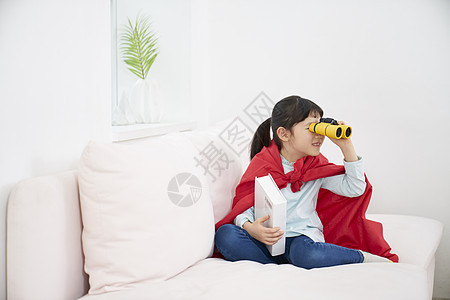 双筒望远镜笑电报住房生活望远镜儿童韩国人图片