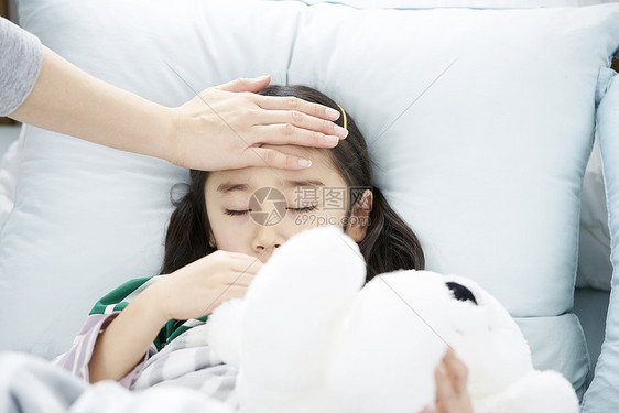 顶角医疗枕头疼痛感冒孩子妈妈韩国人图片