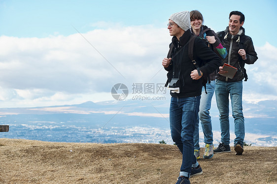 导览静冈风景名胜徒步旅行的外国人观点图片