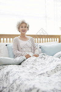 分钟幸福幻想生活女人老人韩国人白发高清图片素材