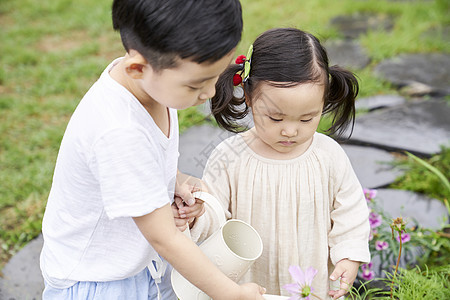 韩国人院子神谕生活房子花园家庭韩语图片