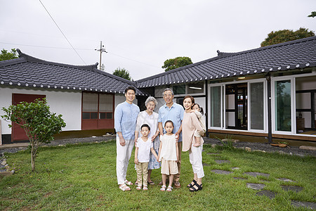 女孩卡塔米特生活房子花园家庭韩语图片