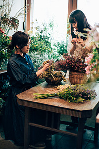 字节明亮上课花店的女教室图片