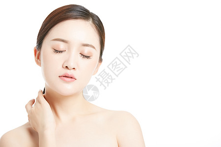 女性美妆保湿护肤图片