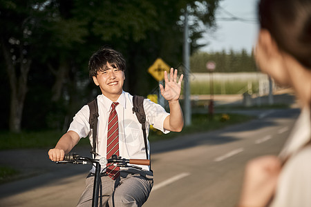 高中学生日常生活图片