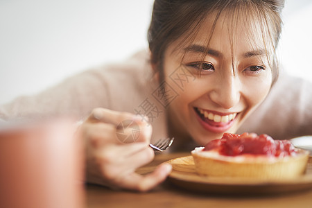 挞女孩开心美丽的女人生活形象图片