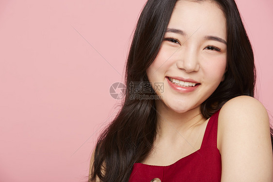 长头发亚洲人二十多岁女肖像系列图片