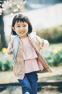 室外女孩们精美樱花春天图片