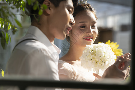 颤振婚姻服务夫妇结婚摄影图片