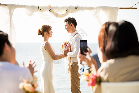 海洋情侣摄影浪漫度假婚礼图片