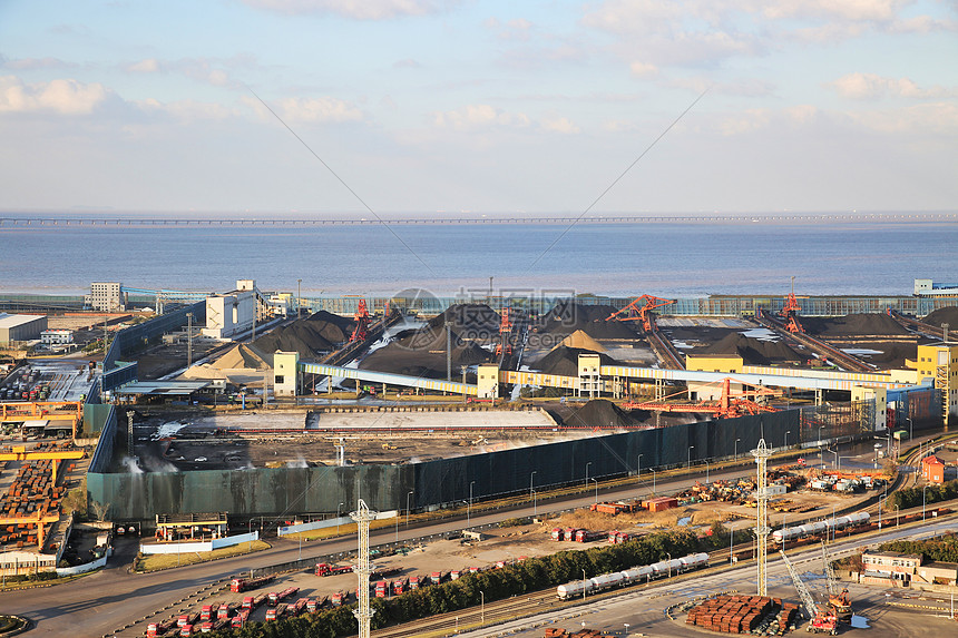 宁波码头煤炭图片