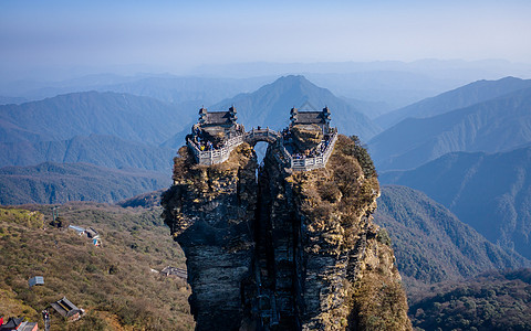 贵州梵净山航拍高清图片