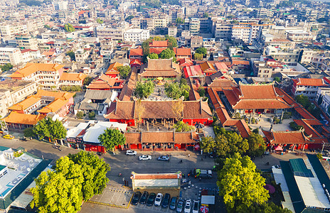 潮州古城开元寺航拍高清图片