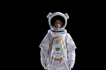 太空宇航员肖像照图片