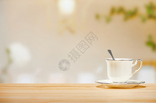 浪漫咖啡杯背景素材图片