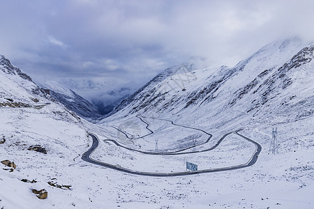 川西巴郎山雪山公路图片