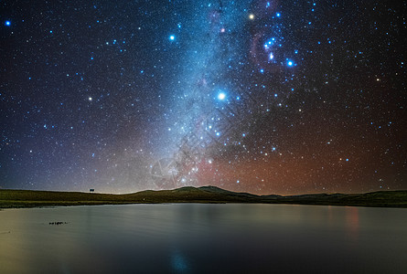 云南昭通大海子风景区星空银河图片