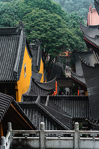 寺庙杭州法喜寺背景