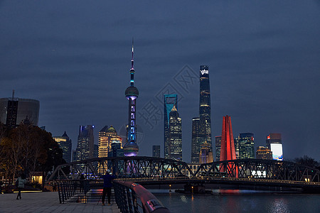 上海外滩夜景图片