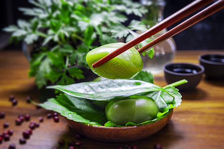 节日美食青团图片