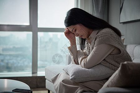 失落心情独居年轻女性情绪烦躁失落背景