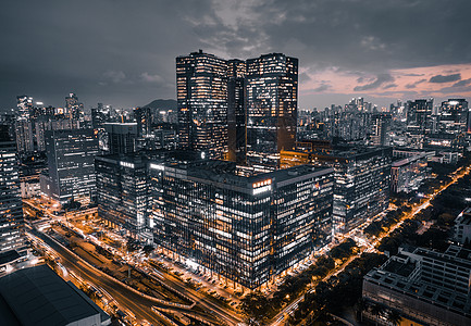 城市夜景深圳科兴科学园图片