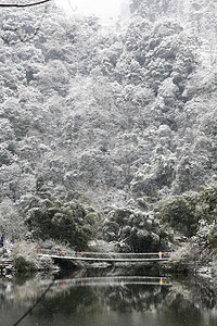 峨眉山雪景图片