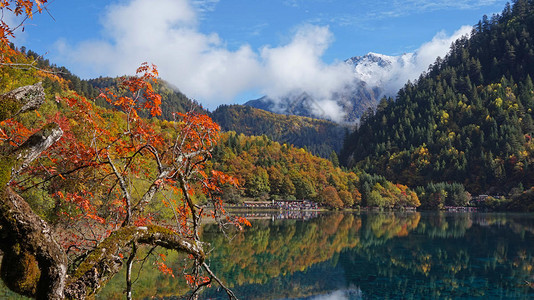 九寨沟风景之秋景图片