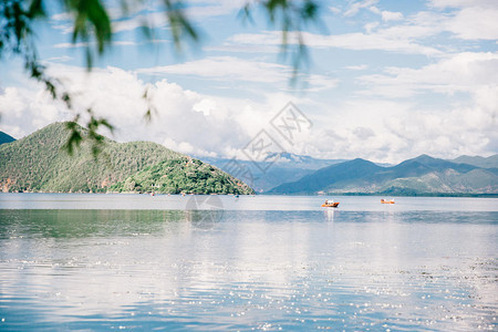 泸沽湖风景图片