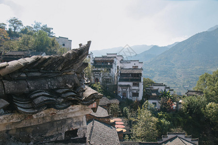 婺源寻徽之旅青瓦图片