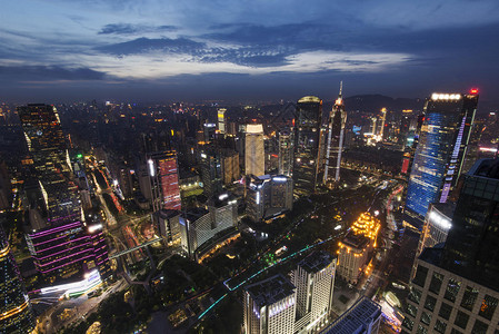 广州珠江新城夜景图片