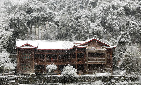 峨眉山雪景图片