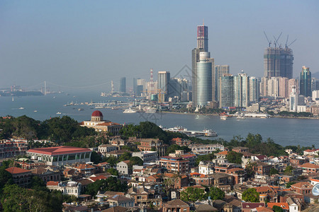 厦门鼓浪屿全景图片