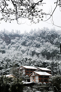 峨眉山雪景图片