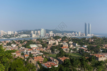 厦门鼓浪屿全景图片