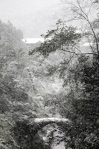 峨眉山雪景图片