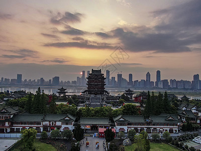 南昌风景江西南昌滕王阁5A景区背景