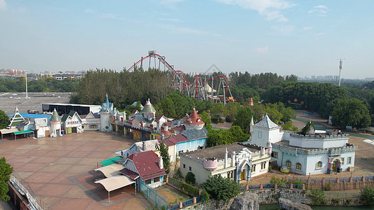 青岛方特5A景区安徽芜湖方特欢乐世界主题乐园背景