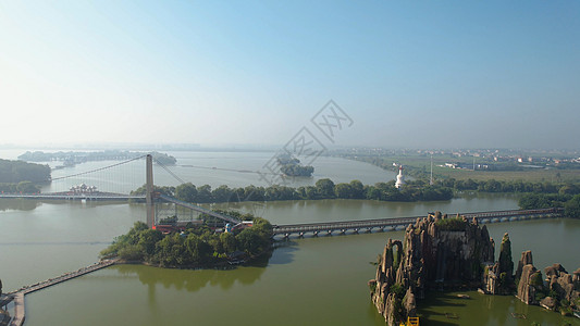 颍上八里河风景安徽阜阳八里河旅游区5A景区背景