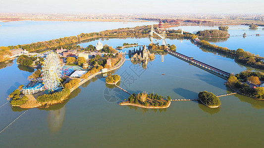 安徽阜阳八里河旅游区5A景区高清图片
