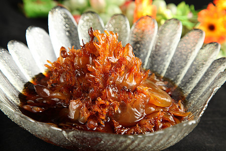 中式美食老醋海蜇图片