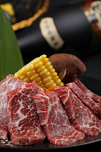 日式雪花三角肉图片