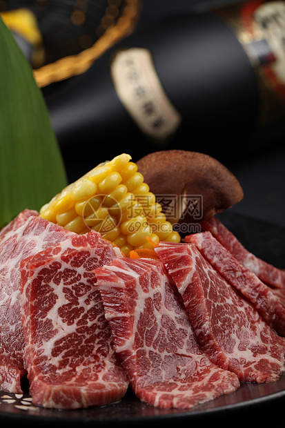 日式雪花三角肉图片