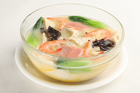 中餐千页豆腐鲜虾汤图片