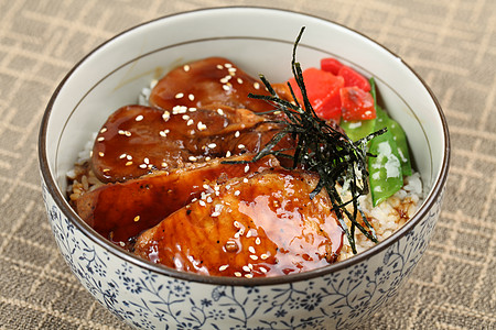 黑胡椒牛肉饭烤肉牛舌饭背景